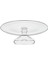Dalia Platin Yaldızlı 33 cm Ayaklı Cam Servis Tabağı 9-01150125 1