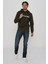 Erkek Logo Baskılı Kapüşonlu Sweatshirt - Minder 2
