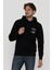 Erkek Kapüşonlu Logo Baskılı Sweatshirt - Mixon 1