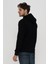 Erkek Kapüşonlu Logo Baskılı Sweatshirt - Mixon 3