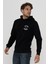 Erkek Kapüşonlu Logo Baskılı Sweatshirt - Mixon 5