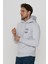 Erkek Kapüşonlu Logo Baskılı Sweatshirt - Mixon 5