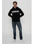 Erkek Logo Baskılı Kapüşonlu Sweatshirt - Minder 2