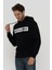 Erkek Logo Baskılı Kapüşonlu Sweatshirt - Minder 4