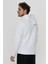 Erkek Kapüşonlu Logo Baskılı Sweatshirt - Island 4