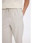 %100 Pamuk Yazlık Jogger Pantolon Wide Leg Bol Rahat Kesim Paraşüt Beli Bağcıklı Geniş Bol Paça C9159AX24AU 4