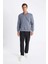 Mavi Regular Fit Polo Yaka Jakarlı Triko Sweatshirt A9785AX24AU 2