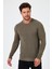 Bisiklet Yaka Regular Fit Kazak (E24-EZE-03) 1