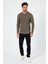Bisiklet Yaka Regular Fit Kazak (E24-EZE-03) 2
