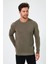 Bisiklet Yaka Regular Fit Kazak (E24-EZE-03) 3