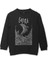 Gojira Balıklar Köpek Balığı Music Baskılı Çocuk Sweatshirt Siyah Sweat 1