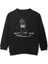 Muhammed Ali Box Say What Is My Name Baskılı Çocuk Sweatshirt Siyah Sweat 1