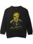 Atatürk Sarı Lacivert Baskılı Çocuk Sweatshirt Siyah Sweat 1