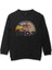 Siyah Kara Kartal Eagle Kafası Baskılı Çocuk Sweatshirt Siyah Sweat 1