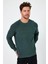 Bisiklet Yaka Regular Fit Kazak (E24-EZE-07) 5