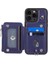 IPhone 15 Için Cüzdan Durumda Pro Max Kickstand Rfıd Engelleme 3 Büyük Kart Pu (Yurt Dışından) 2