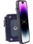 IPhone 15 Için Cüzdan Durumda Pro Max Kickstand Rfıd Engelleme 3 Büyük Kart Pu (Yurt Dışından) 5