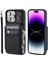 IPhone 15 Için Cüzdan Durumda Pro Max Kickstand Rfıd Engelleme 3 Büyük Kart Pu (Yurt Dışından) 3