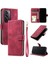 Oppo Oppo 12 Pro 5g Için Flip Case Manyetik Bilek Kayışı Pu Deri Cüzdan (Yurt Dışından) 5
