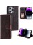 IPhone 15 Için Flip Case Pro Pu Deri Cüzdan Kılıf Totem Kabartma (Yurt Dışından) 1