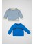 Erkek Bebek Bisiklet Yaka 2'li Sweatshirt D2933A524WN 1