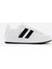 Kadın Beyaz Siyah Termo Taban Yanı Şeritli Bağcıklı Spor Ayakkabı 1