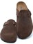 K13789SD Kifidis Soft Step Kadın Süet Deri Sabo Mantar Terlik 36-41 2