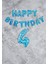 Mavi Puanlı Happy Bırthday ve Rakam Folyo Balon Seti Yaş 4 1
