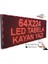 LED Tabela 64X224CM Çift Taraflı Kırmızı Kayan Yazı-Wifi 1