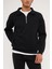 Ghassy Co. Erkek Polo Yaka Oversize Yarım Fermuarlı Sweatshirt 1