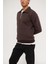 Erkek Polo Yaka Oversize Yarım Fermuarlı Sweatshirt 2