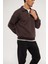 Erkek Polo Yaka Oversize Yarım Fermuarlı Sweatshirt 3
