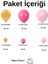 ^^ Doğum Günü Konsepti * Şeftali * Fuşya * Makaron Pembe * 60 Lı Balon Zinciri Parti Seti 2