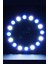 WS2812B Matrix Dijital Yuvarlak Pixel LED 24 LED Halka Argb Magic LED Ayrı Ayrı Adresli Matrix Ekran 5V Dış Çap 73 mm İç Çap 54 mm 2