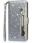 IPhone 13 Mini Manyetik Kapatma Glitter Cüzdan Pu Için Fermuarlı Cebi Durumda (Yurt Dışından) 4