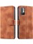 Xiaomi Redmi Not 10T Için Flip Case 5g Cüzdan Kart Yuvaları Bilek Kayışı Pu (Yurt Dışından) 5