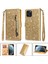 IPhone 11 Pro Için Fermuar Cep Durumda Kart Tutucu Glitter Cüzdan Kılıf Pu (Yurt Dışından) 1