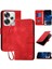 Ayrılabilir El Kayışı Kabartmalı Kelebek ile Xiaomi Poco F6 Için Flip Case (Yurt Dışından) 1
