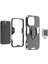 Halka Araba Dağı Kickstand Kılıf IPhone 16 Pro Darbeye Askeri Sınıf (Yurt Dışından) 2