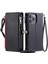 IPhone 15 Pro Fermuar Faturaları Yuvası Için Crossbody Durumda Rfıd Engelleme Uzun 9 (Yurt Dışından) 1