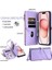 IPhone 14 Için Crossbody Durumda Artı Durumda Cüzdan 9 Kart Yuvaları Fermuar Faturaları (Yurt Dışından) 2