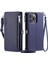IPhone 15 Pro Fermuar Faturaları Yuvası Için Crossbody Durumda Rfıd Engelleme Uzun 9 (Yurt Dışından) 1