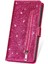 IPhone 15 Için Fermuar Cep Durumda Artı Glitter Cüzdan Kılıf Manyetik Pu (Yurt Dışından) 2