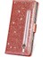 IPhone 16 Için Fermuar Cep Durumda Pro Max Pu Deri Glitter Cüzdan Kılıf (Yurt Dışından) 3