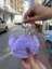 Sevimli Stitch Peluş Anahtarlık Cüzdan Mor 2