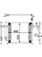 CHY100016 CHY100016 Klima Kondenseri Hyundai Getz 1.1-1.3i-1.3-1.4i-1.6 02-09 535X345X16 1