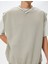 Oversize Sweatshirt V Yaka Kısa Kollu 5
