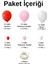 ^^ Doğum Günü Konsepti * Kırmızı * Beyaz * Makaron Pembe * 60 Lı Balon Zinciri Parti Seti 2
