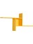 50 cm Plus Dekoratif Duvar Rafı Raf-04-Hh-1 Sarı 100 cm 18 cm 3 Ahşap Sarı Ahşap 4