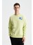 Şık Erkek Regular Fit 3 İplik Şardonlu Bisiklet Yaka Sweatshirt K28124602001 3